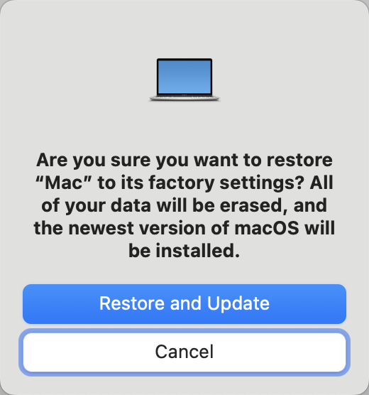 Restore and Update