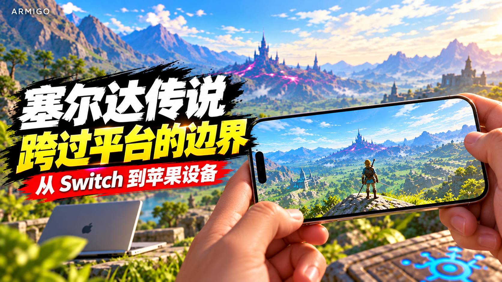 塞尔达传说:跨过平台的边界,Armigo 题图设计
